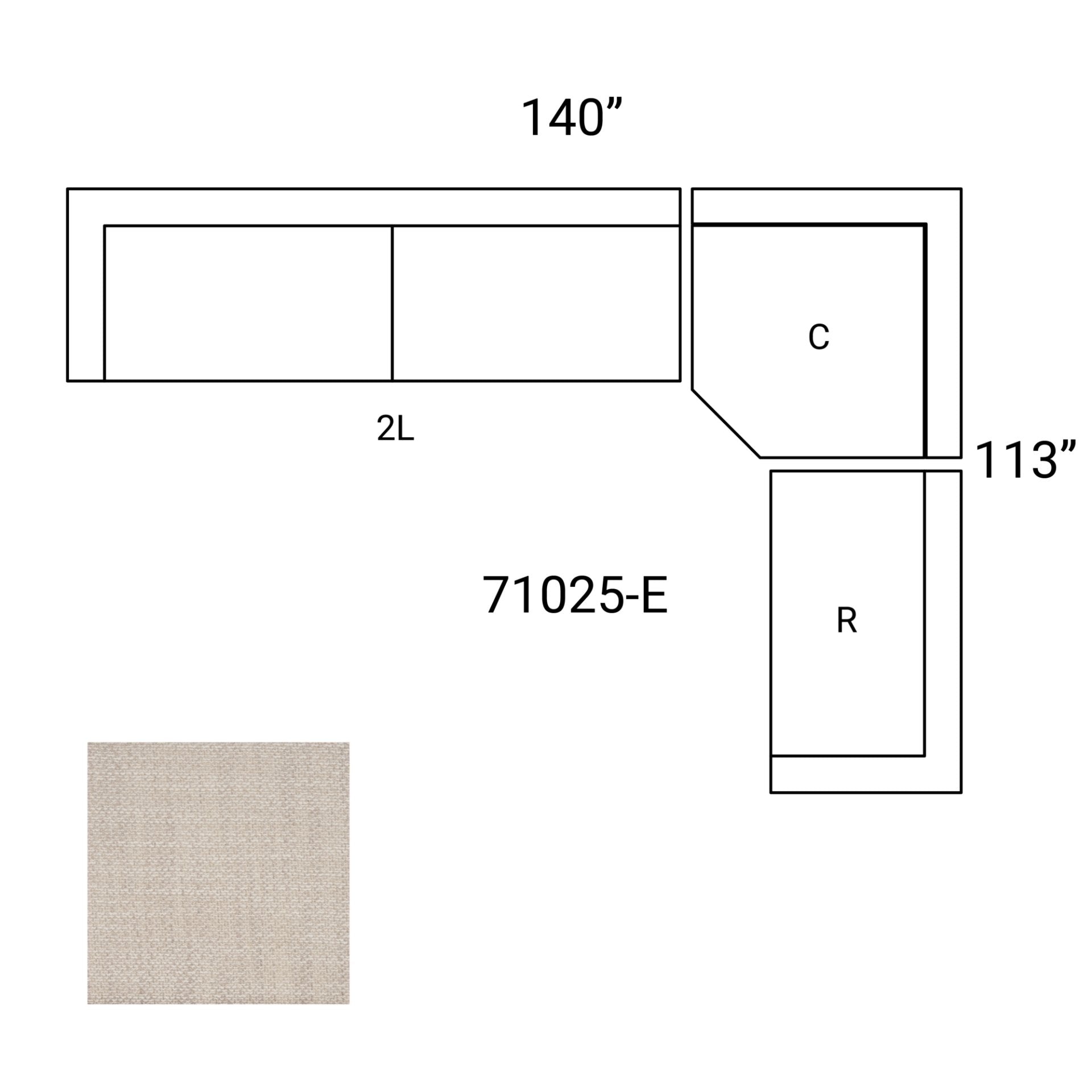 Warner 3 Piece Sofa Set