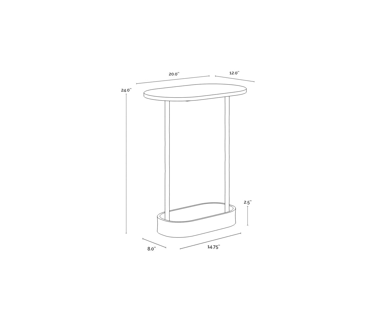 Eden End Table