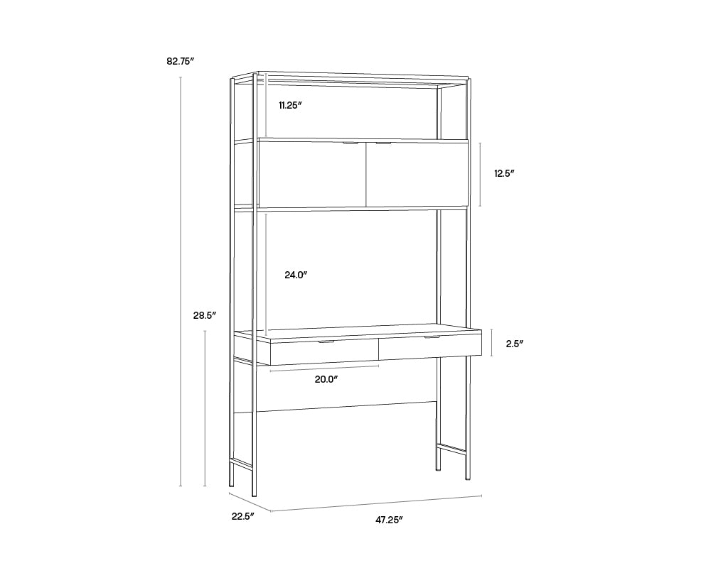 Ambrose Modular Wall Desk
