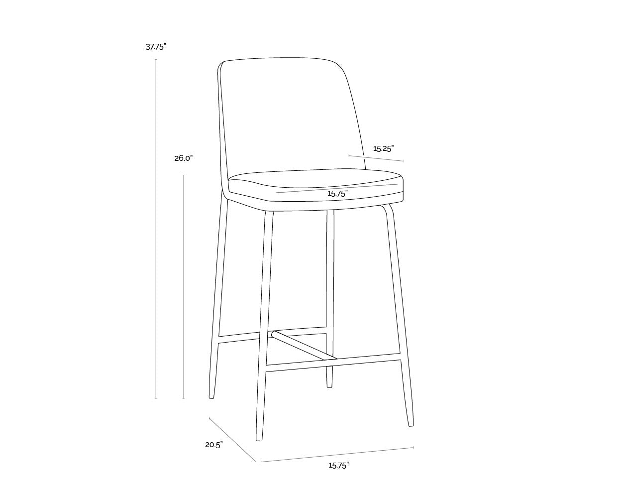 Zeke Counter Stool