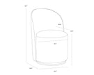Cavoli Swivel Dining Chair