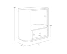 Siena Nightstand - Oval
