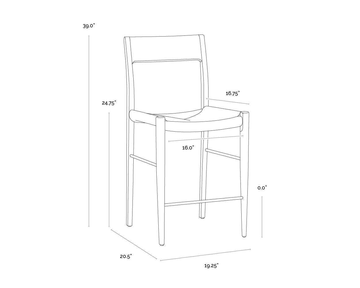 Bondi Counter Stool