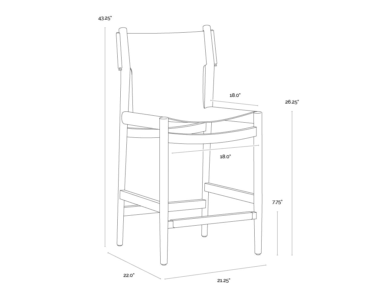 Argus Counter Stool
