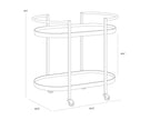 Bartlett Bar Cart