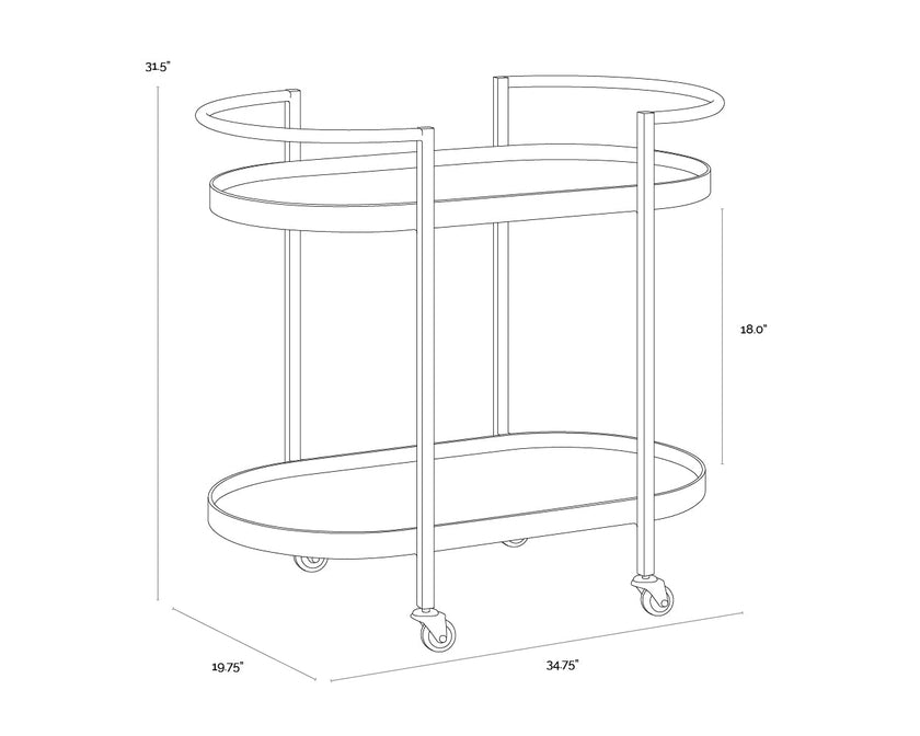 Bartlett Bar Cart