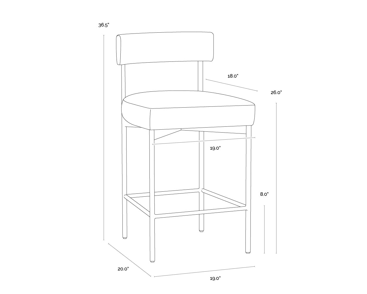 Seneca Counter Stool