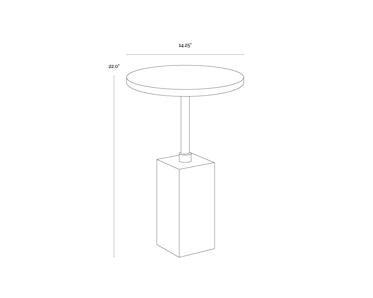 Mizani End Table