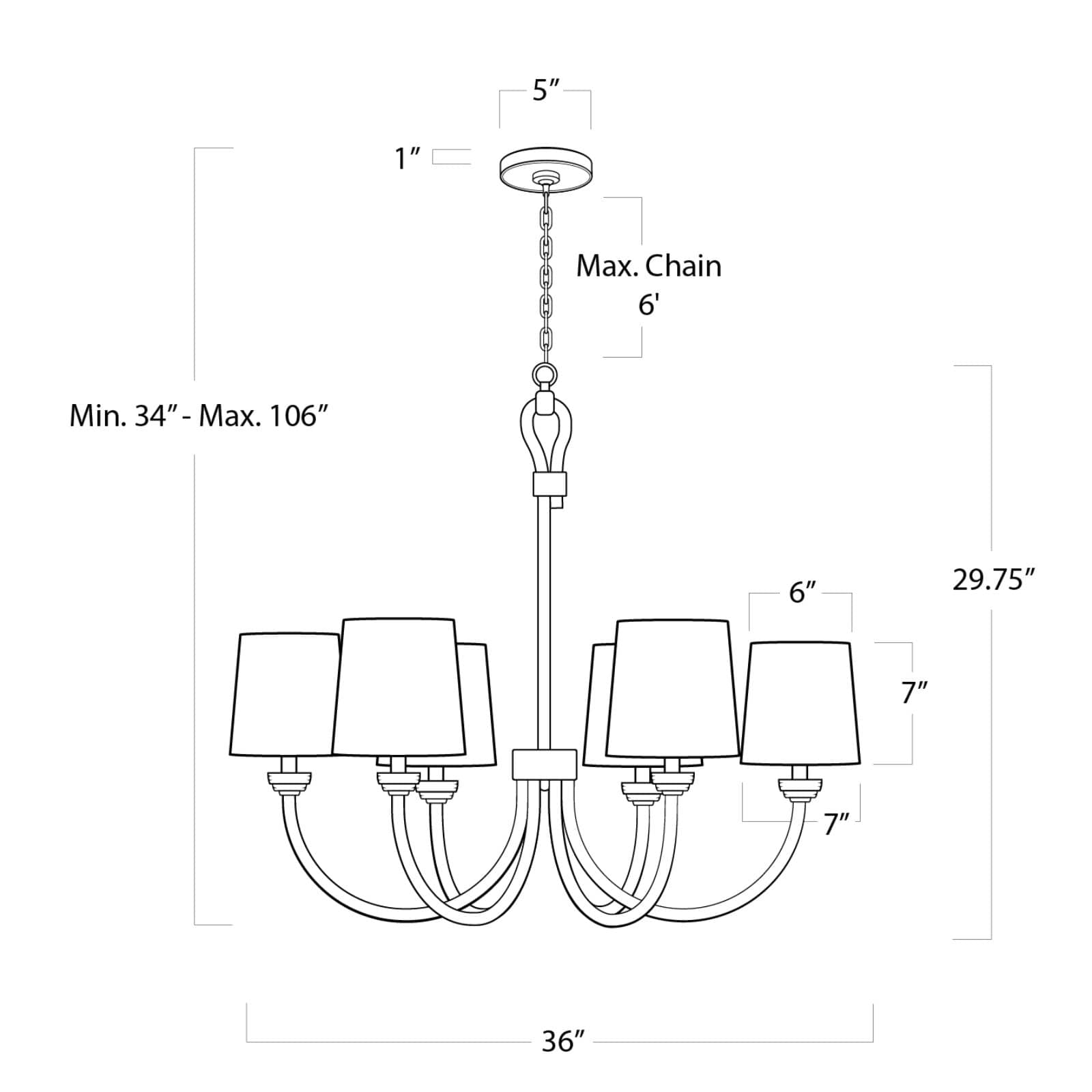 Bimini Chandelier