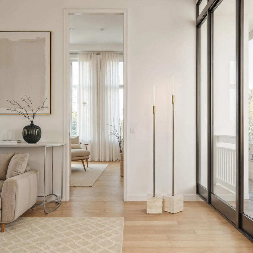 Chambers Floor Candle Holders