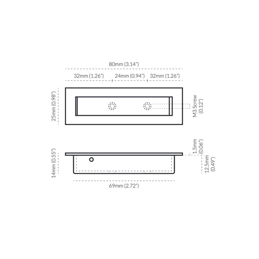 Sliding Door Edge Pull