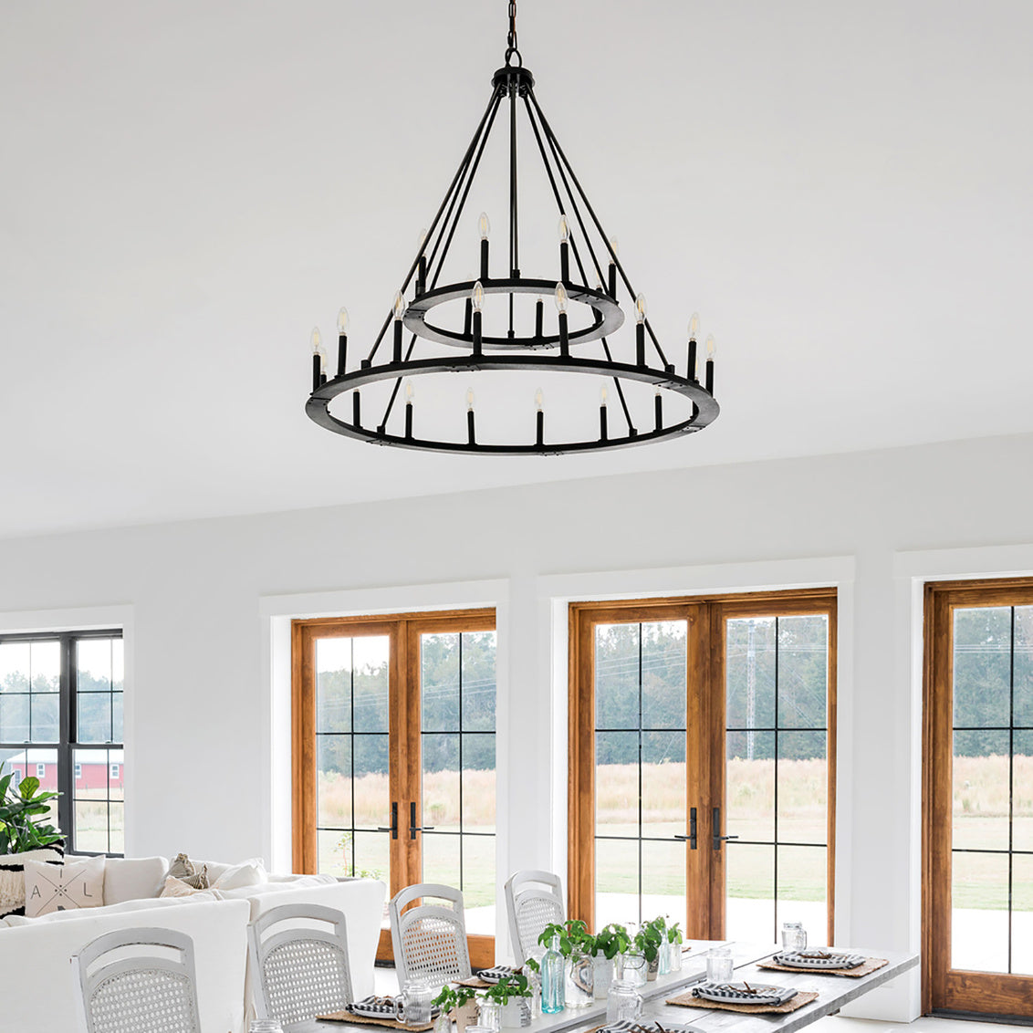 Pearson Two-Tier Chandelier