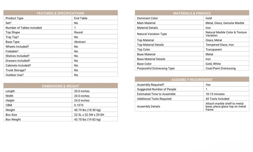 Reinhardt Side Table